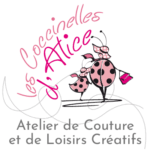 Les Coccinelles d'Alice - Atelier de couture et loisirs créatifs - Logo 400x400