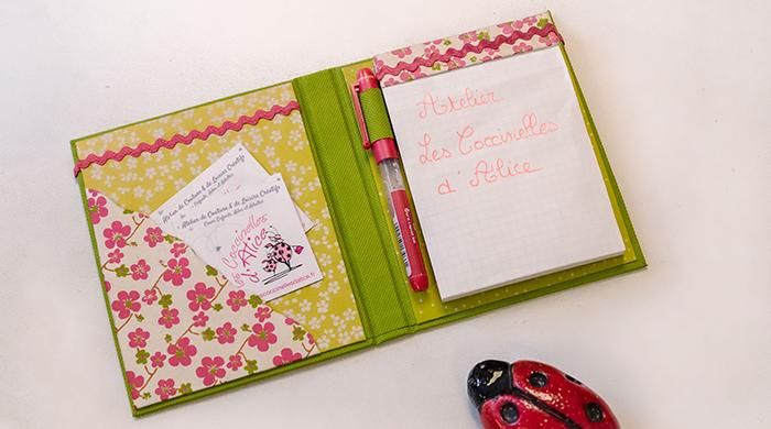 Loisirs Créatifs Adultes - Atelier - Cartonnage bloc notes